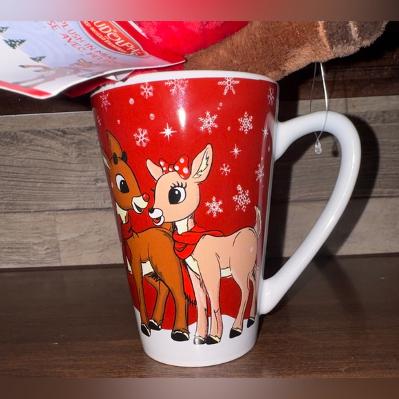Rudolph the Red Nose Reindeer Plush in Mug Set by DanDee - NEW - Picture 10 of 12